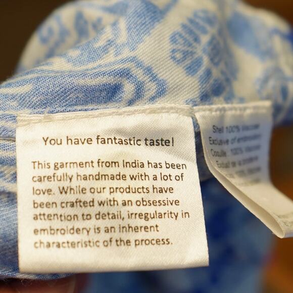 Rococo Sand Ionic Mini‎ Skirt Blue Womens Size XS - Picture 9 of 10